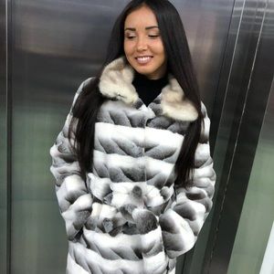 LAST PRICE Real  Rex Rabbit fur coat SALE🔥🔥🔥